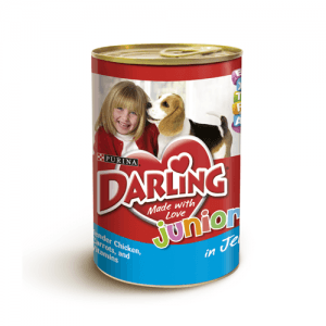  Консерва за кученца DARLING JUNIOR с пиле 400 гр.