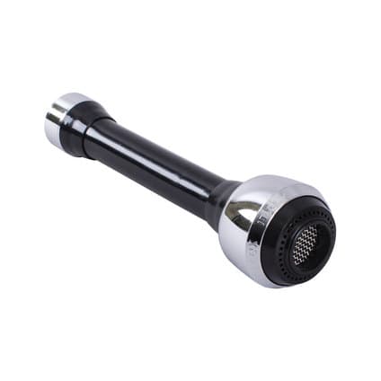 Водоспестяващ аератор Siroflex Sirius 2508/1S 14см черен F22x1-M24x1