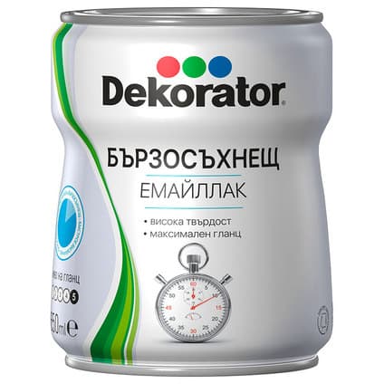 Бързосъхнещ емайллак Dekorator бял 650ml