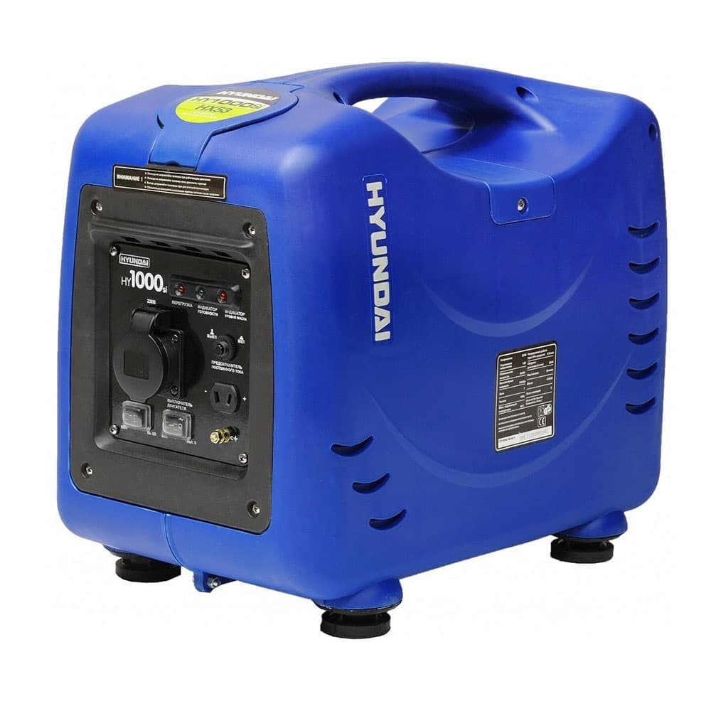 Инверторен обезшумен мотогенератор Hyundai HY 1000 SI / 900W