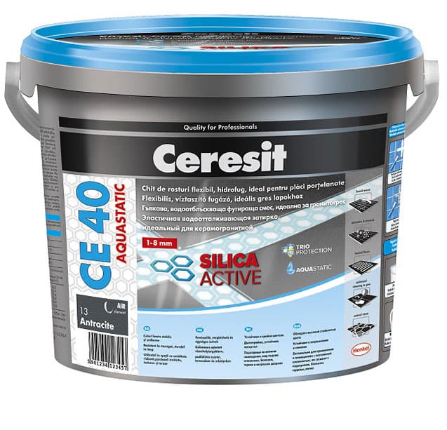 Фугираща аквастатична смес Ceresit CE40 Aquastatic карамел 2кг