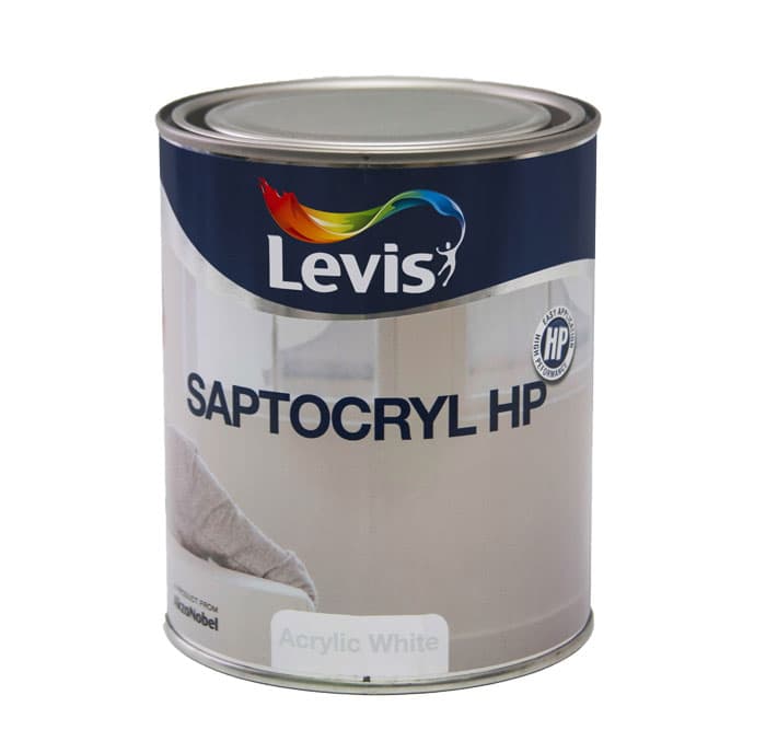 Висококачествена акрилна боя за стени Levis Saptocryl HP 1л