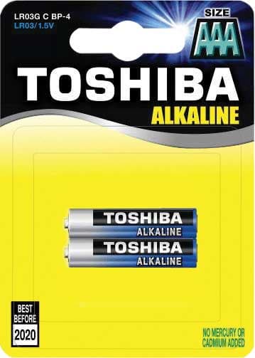 Батерия Toshiba LR03 / ААА / 2 броя