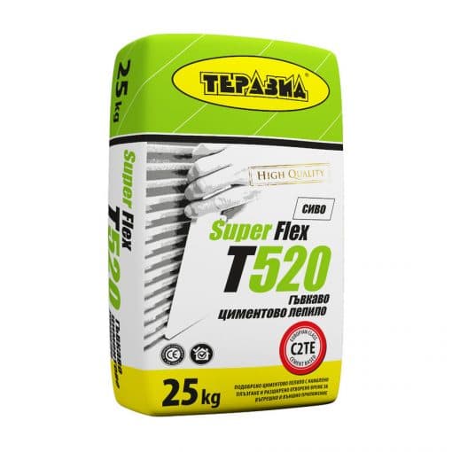 Лепило за плочки Теразид Super Flex T520 / 25кг   