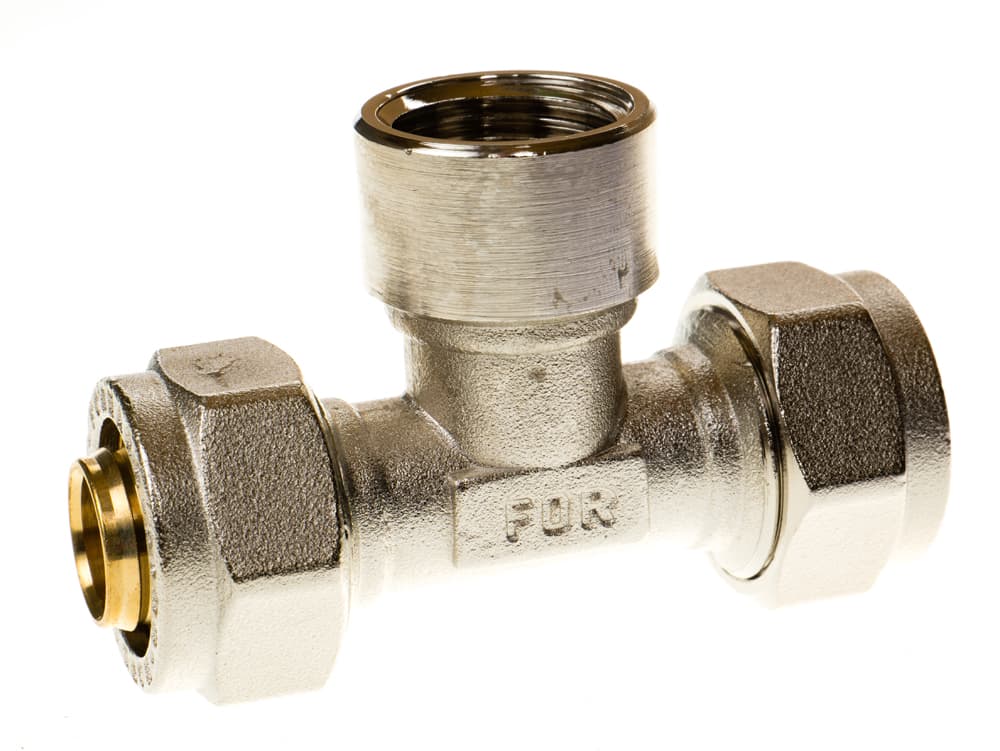 Тройник Fornara 20 х 1/2“ Ж х 20 мм