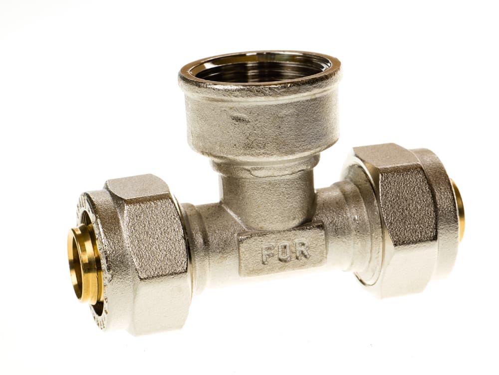 Тройник Fornara 20 х 3/4" Ж х 20 мм