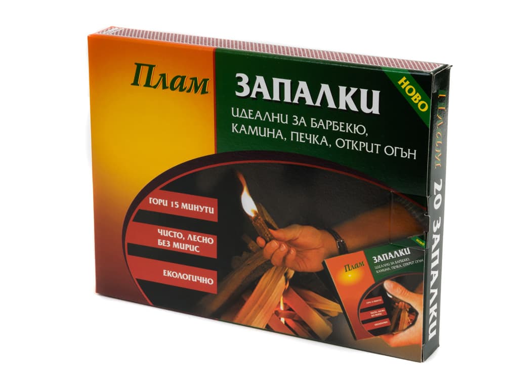 Запалка за барбекю и камина Плам
