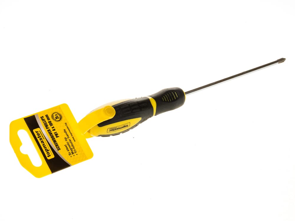 Кръстата отвертка Top Master Pro CR-V Ph0 4х100mm