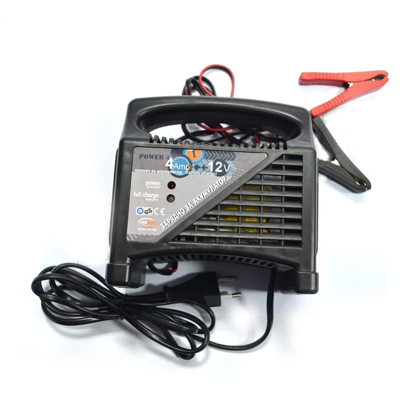 Зарядно за акумулатор 4AMP 12V TUV/GS CE RoHS