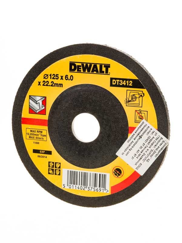 Диск за шлайфане - неметал 125х22.2мм / 7.0мм Dewalt