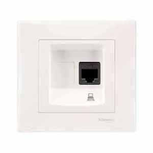 Компютърна розетка CAT 5E Schnеider Sedna SDN4300260 крем 