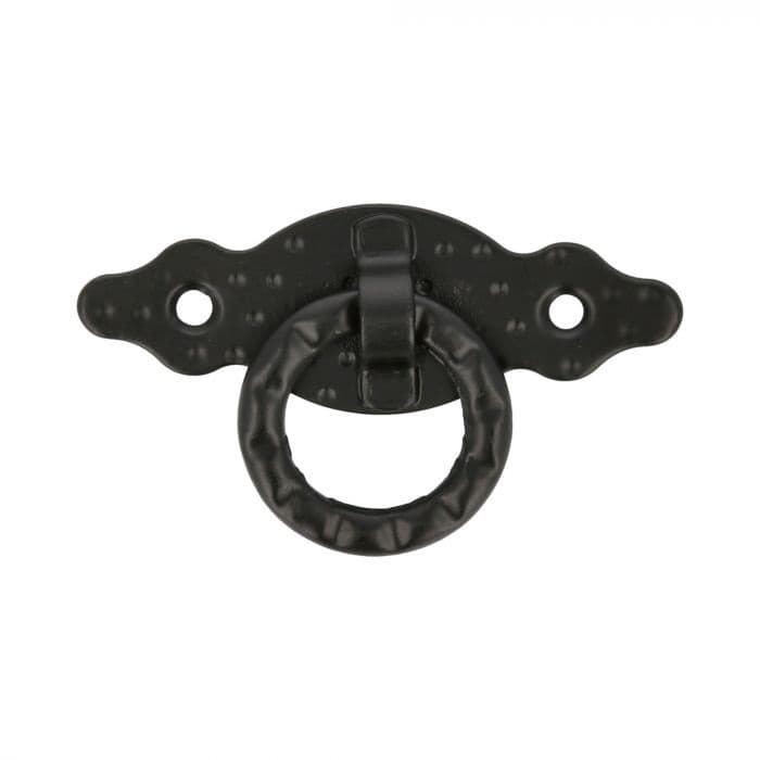 Дръжка с халка Amig Black Rustic style мод.1000 / 80x28мм 