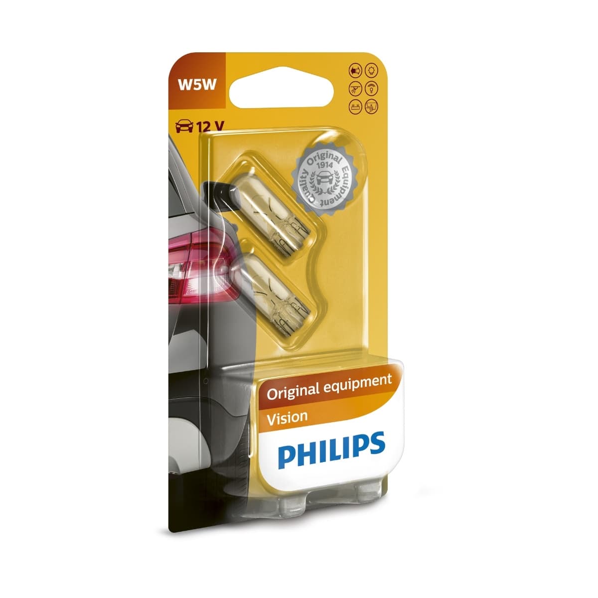 Сигнални крушки Philips 12V W5W блистер