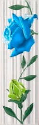 Плочки за стенна декорация / фриз 75 x 250 Амира комфорт сини