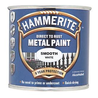 Боя за метал Hammerite гланц бял 750 мл