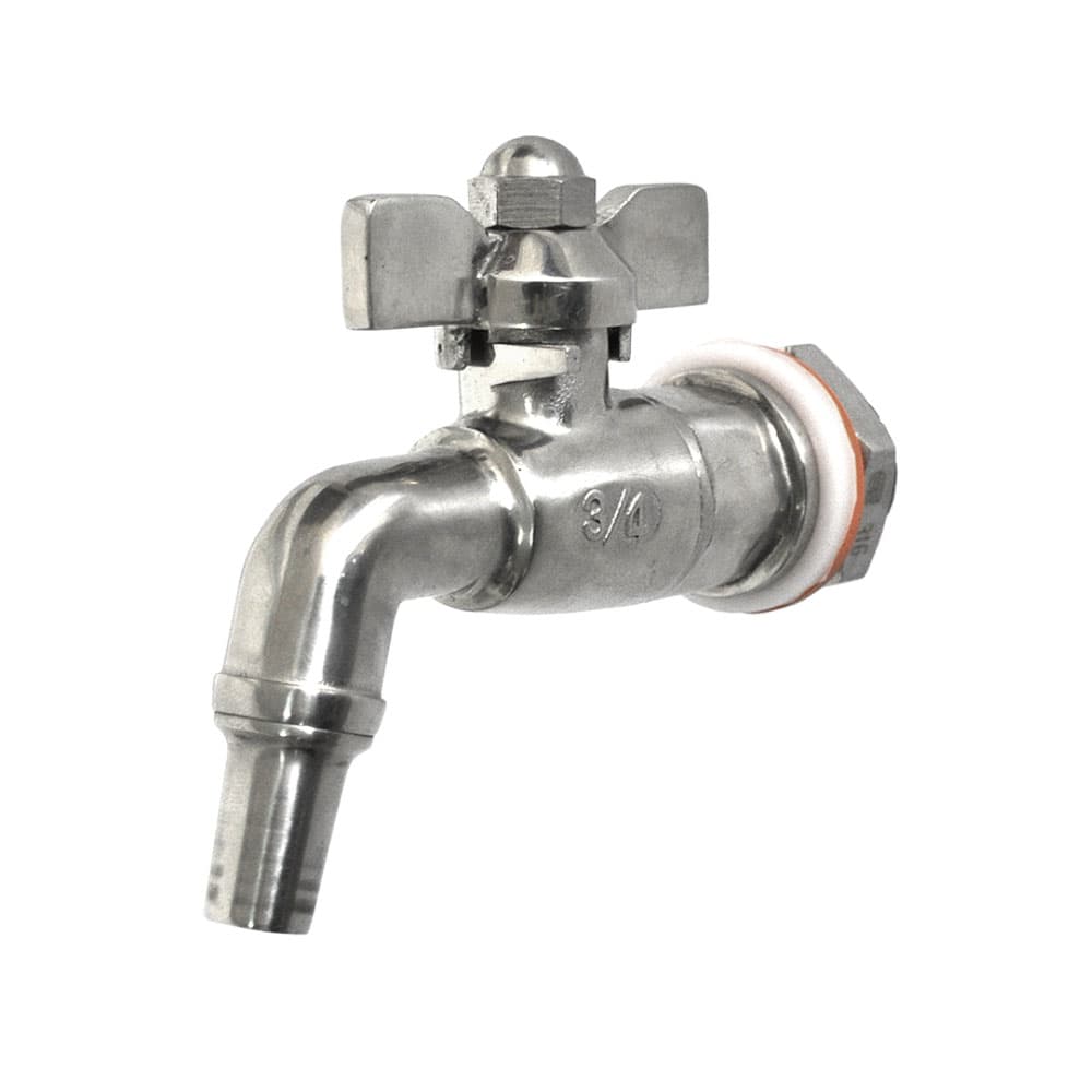 Неръждаем кран за източване 3/4'' 