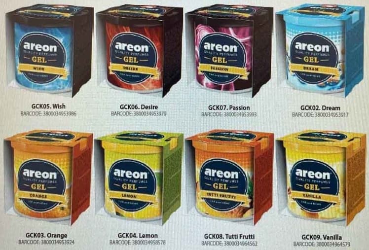 Ароматизатор Аreon гел кен
