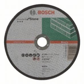 Диск за рязане на камък Bosch 180x3x22.23мм прав 
