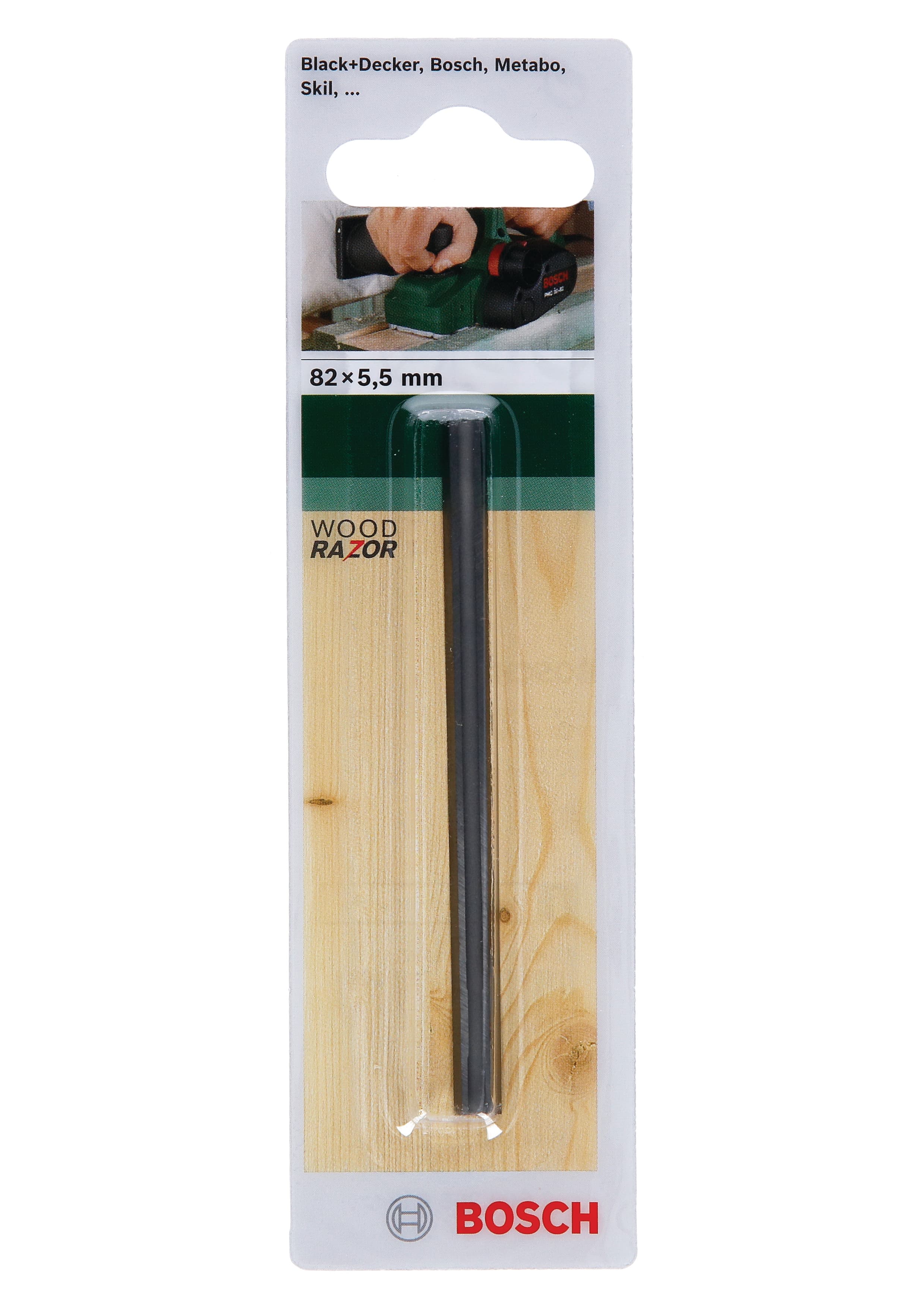 Нож за ренде за дърво Bosch 82х5.5мм