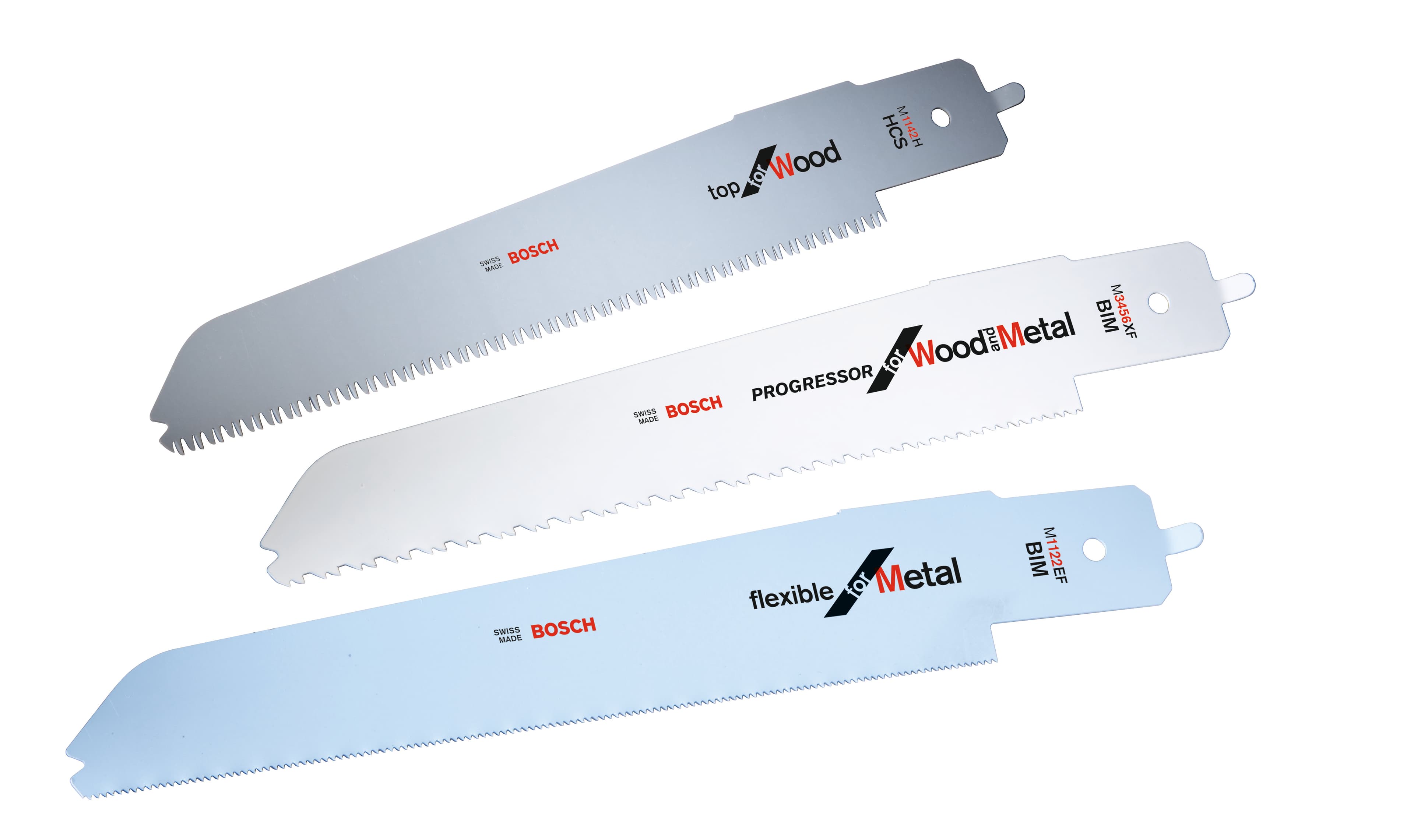Комплект ножове за метал и дърво Bosch FZ / 3 броя 