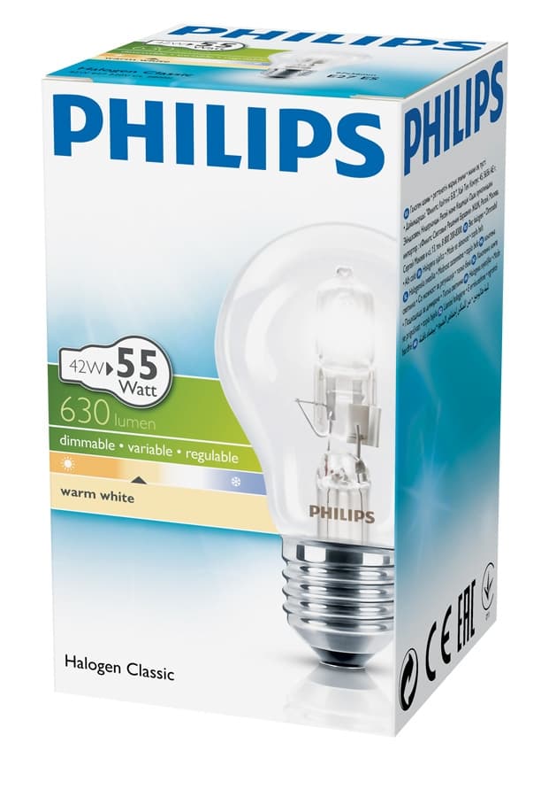Халогенна крушка Philips Екокласик 30 630lm