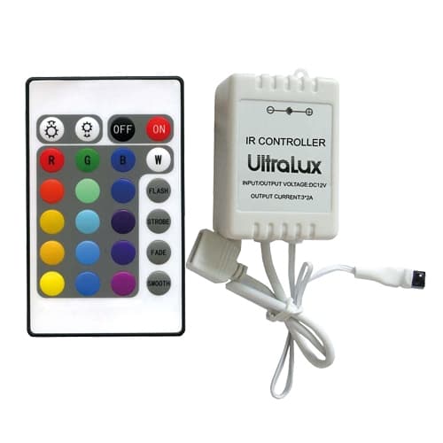 RGB контролер с IR управление 72W