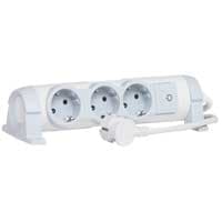 Разклонител Comfort 3X2P+E / 1.5м кабел