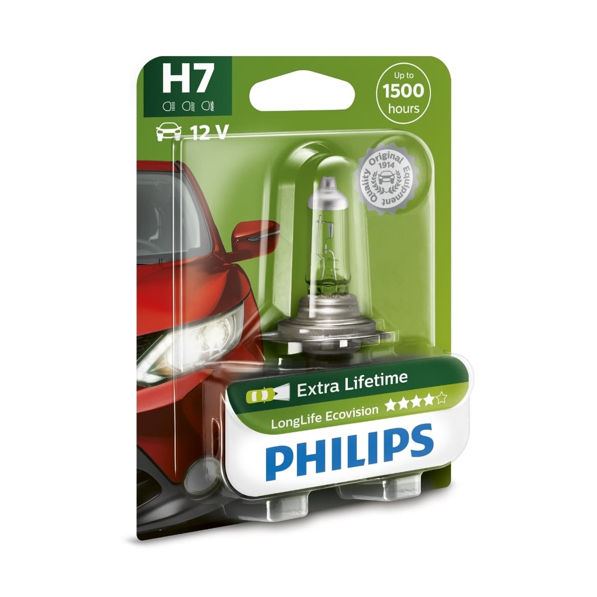 Халогенна крушка H7 Philips Longerlife Ecovision PX26d 12V 55W