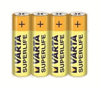 Цинкова батерия Varta Superlife АА 4 броя