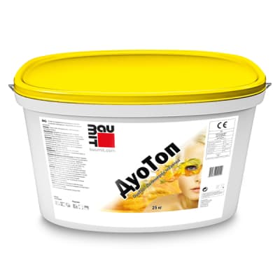 Полимерна мазилка Baumit DuoTop White(0019) R2 / 25кг бяла