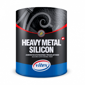 Емайллак Heavy Metal Silicon 375мл сребърна 