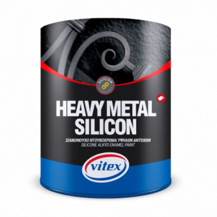 Емайллак Heavy Metal Silicon 750мл сребро