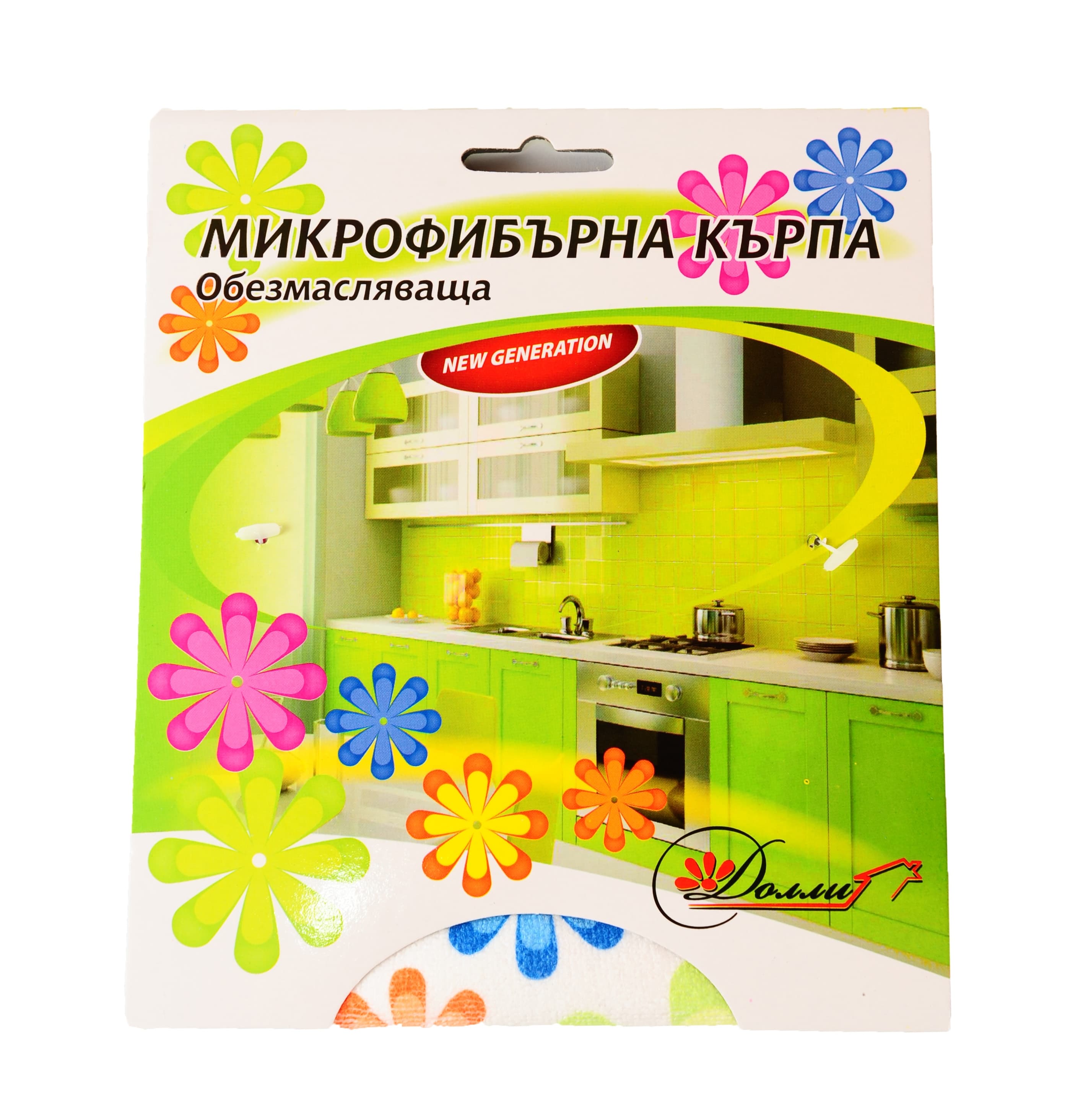 Микрофибърна обезмасляваща кърпа Долли 30х30см