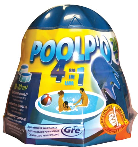 Мултифункционален препарат за басейни Poolp`O / таблетка 4 в 1 