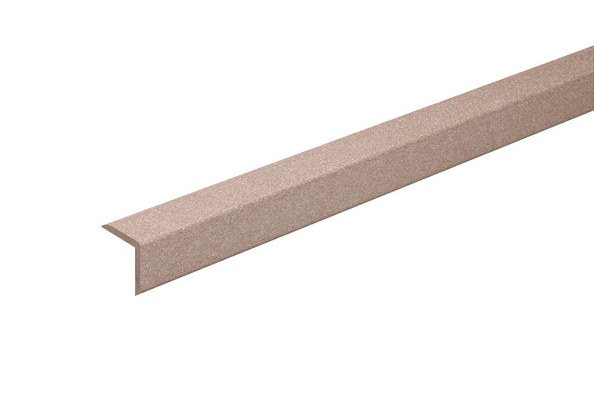 Профил за WPC декинг г-образен Bergdeck кестен Brushed D 30мм/30мм/2.4м