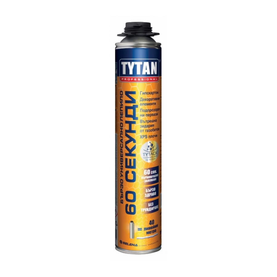 Полиуретаново пистолетно лепило Tytan Professional 60 секунди