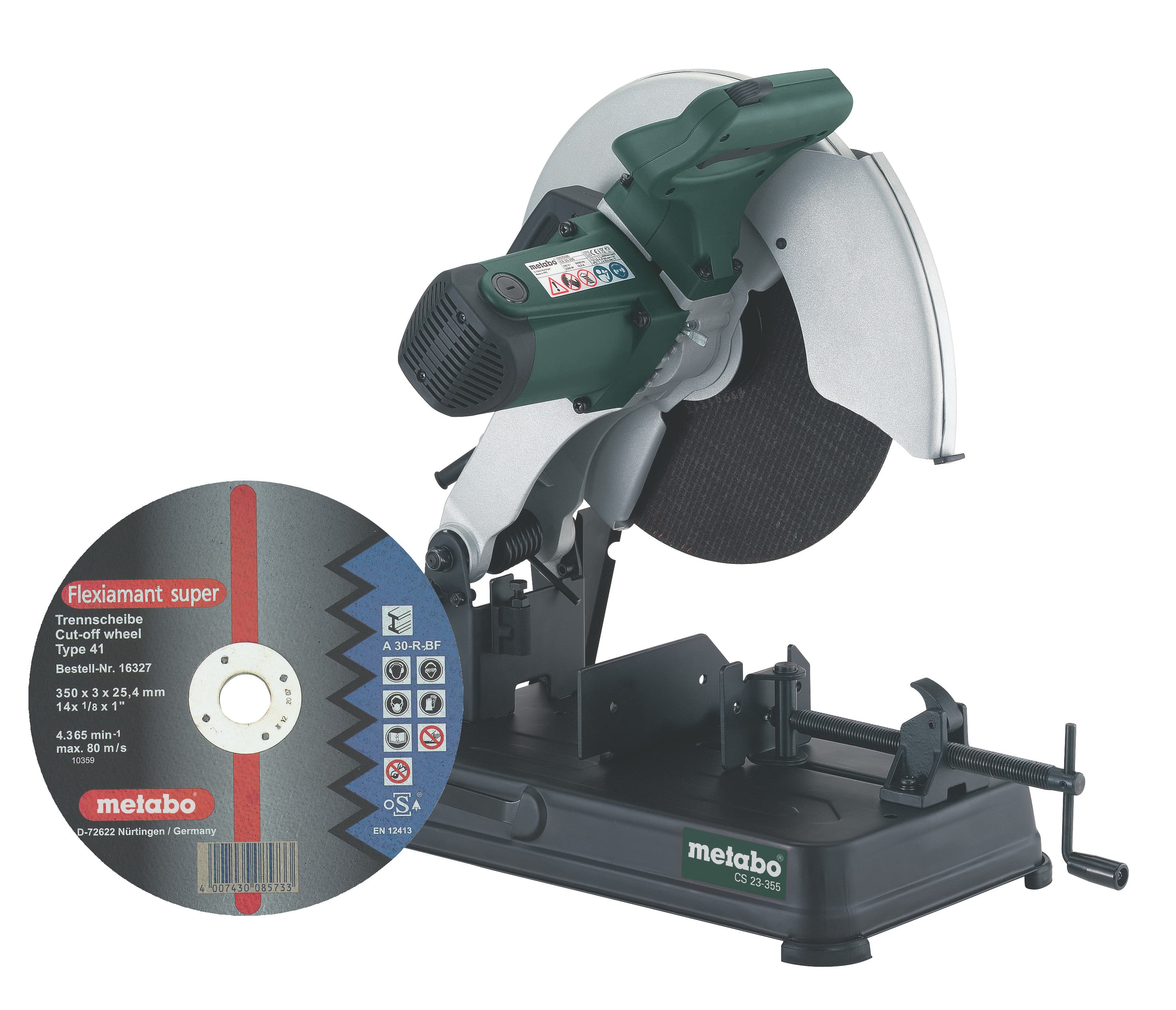 Стационарен ъглошлайф Metabo CS 23-355 / 355mm + диск 