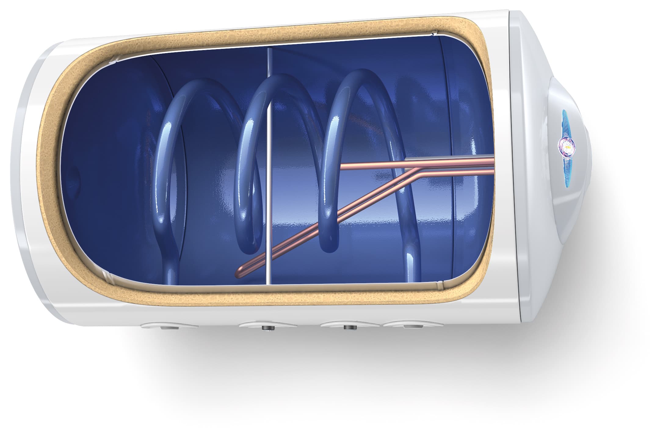 Хоризонтален бойлер Tesy GCHS 804420 B12 TSRC 81л 2000W