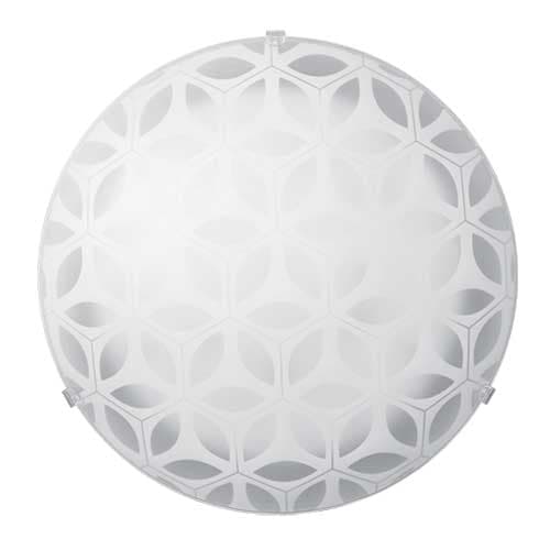 Плафон Декор 60W Е27 бял мат