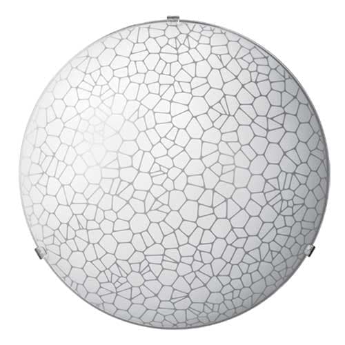 Плафон Кракс 60W Е27 бял мат 