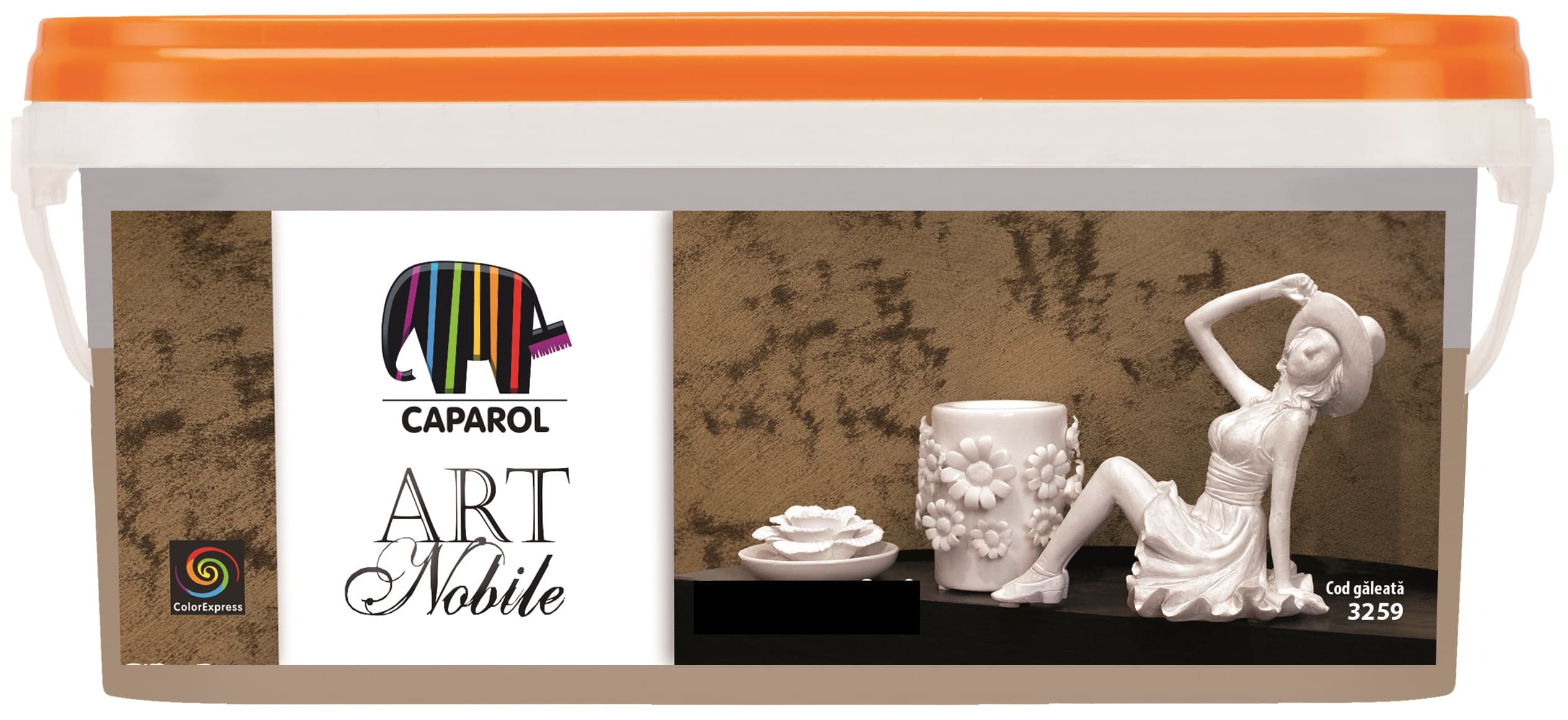 Декорация за интериор с ефектни метални пигменти Caparol Art Nobile