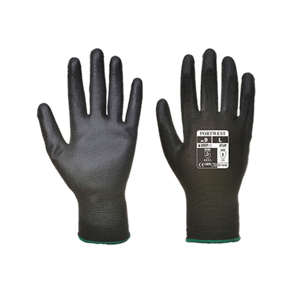 Ръкавици с PU длан Portwest XL черни