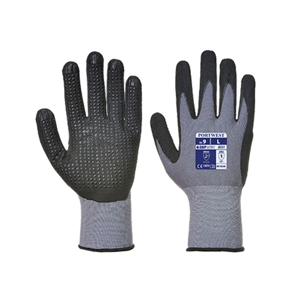 Ръкавици Portwest Demi Flex Plus L сиво/черно