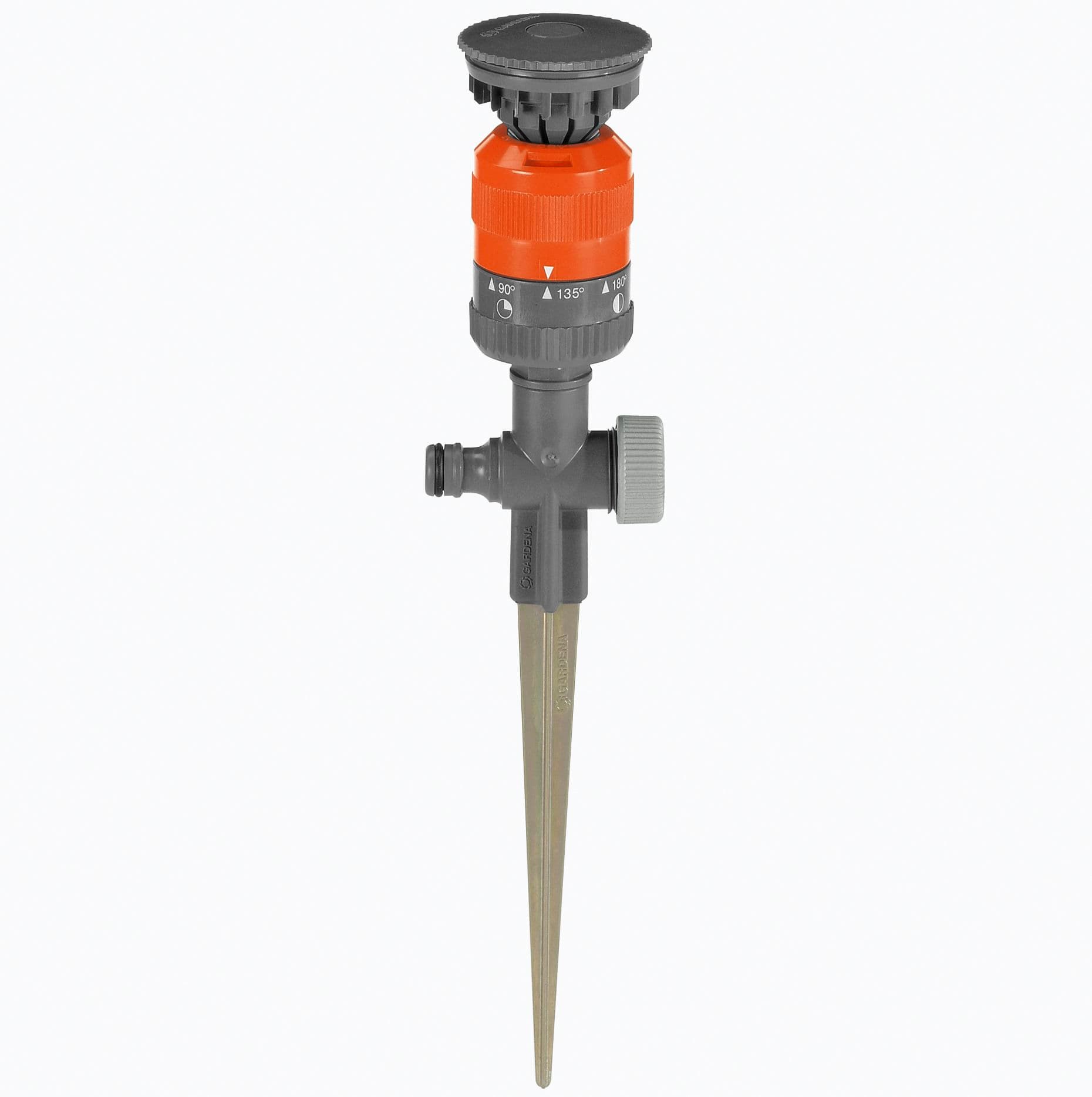 Разпръсквач с колче Gardena Vario 01949-20 / 8.5м / 225м2 / 90° - 360°