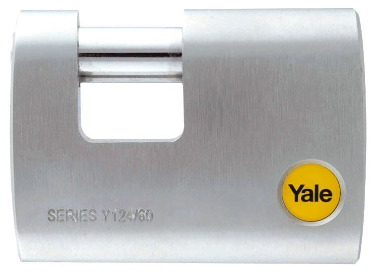 Катинар със защитена скоба Yale 60мм месинг 