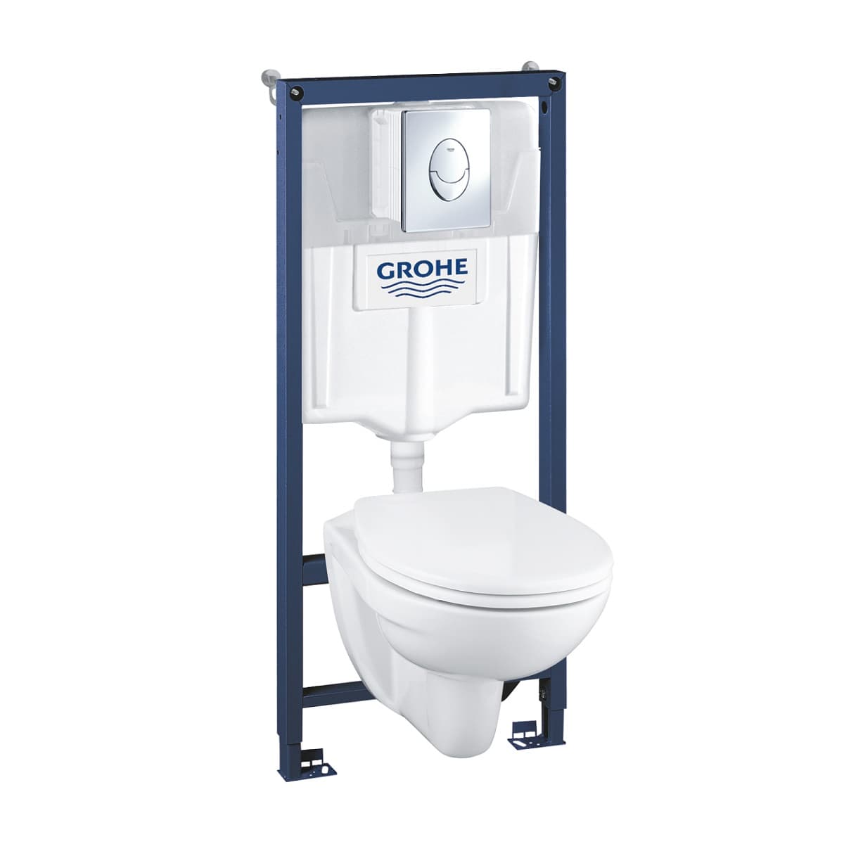 Структура за вграждане с тоалетна чиния + седалка Grohe Solido 