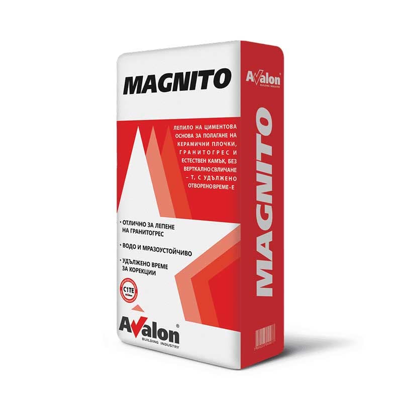 Лепило за керамични плочки и гранитогрес Magnito 25кг