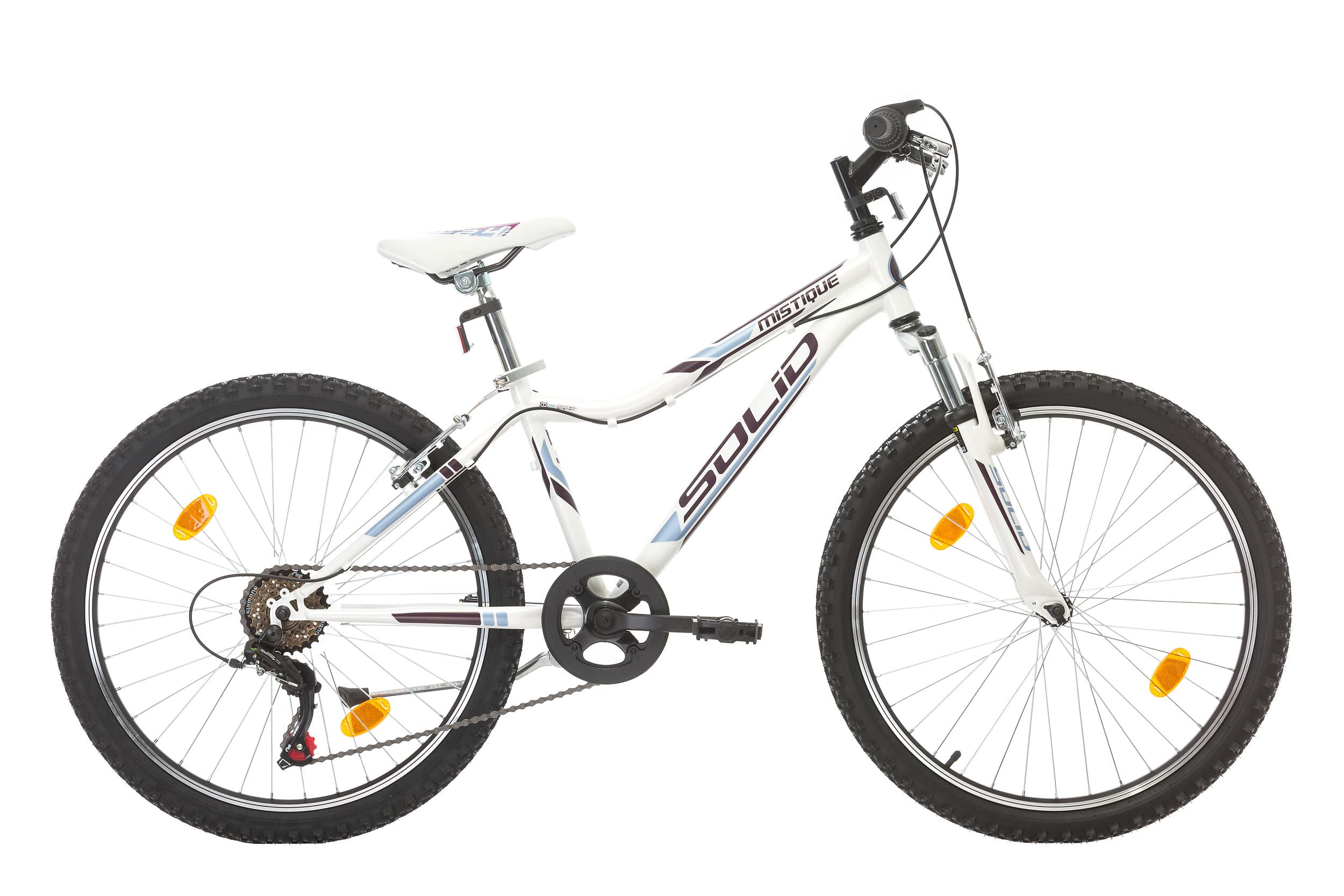Велосипед Solid Mystique 24" 18 скорости бял