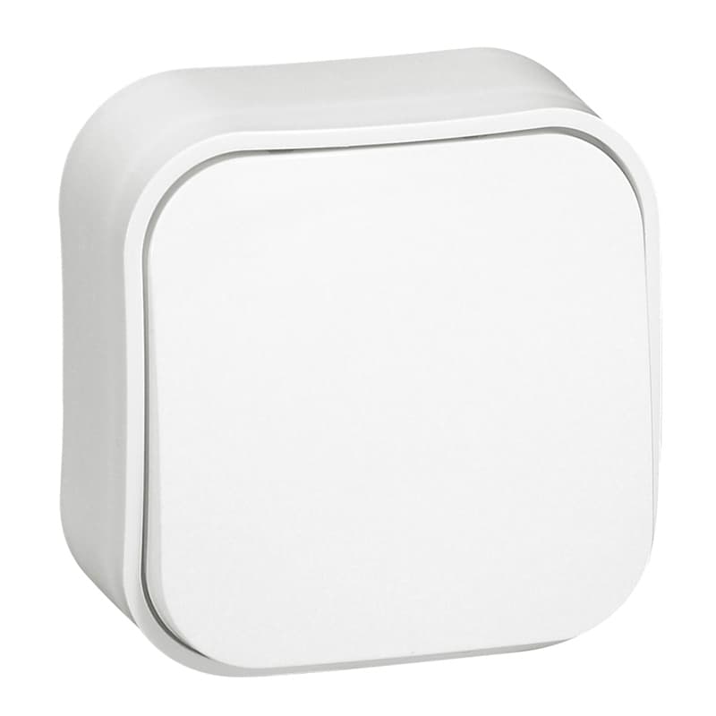 Девиаторен ключ за открит монтаж Legrand Forix IP21 бял