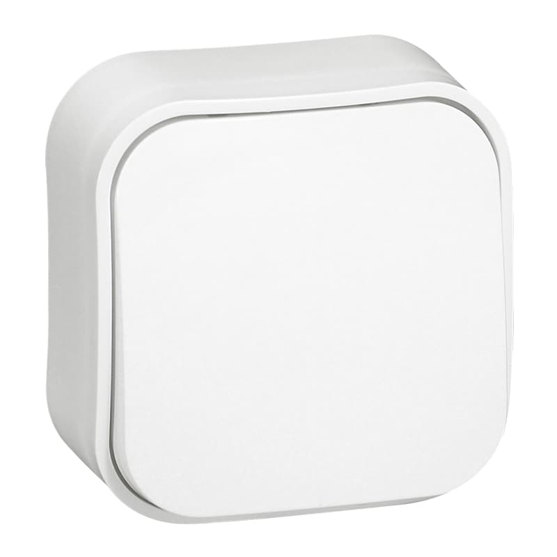 Бутонен ключ за открит монтаж Legrand Forix IP21 бял